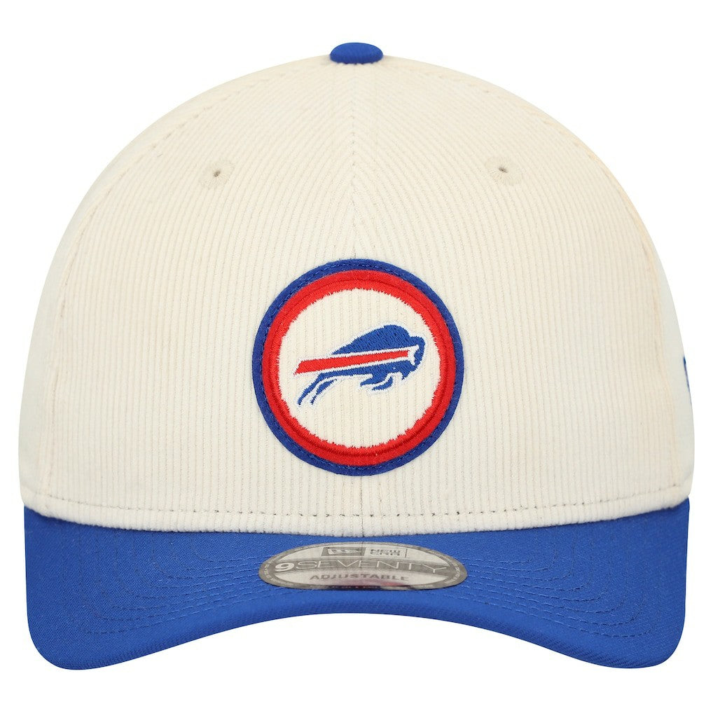 Buffalo Bills New Era Loyal Corduroy 9SEVENTY Adjustable Hat - Stone Hats