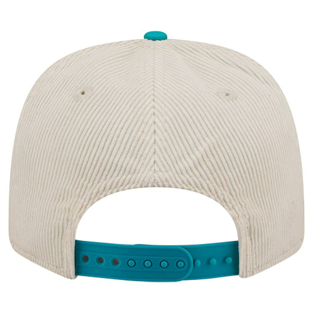 Miami Dolphins New Era Loyal Corduroy 9SEVENTY Adjustable Hat - Stone Hats