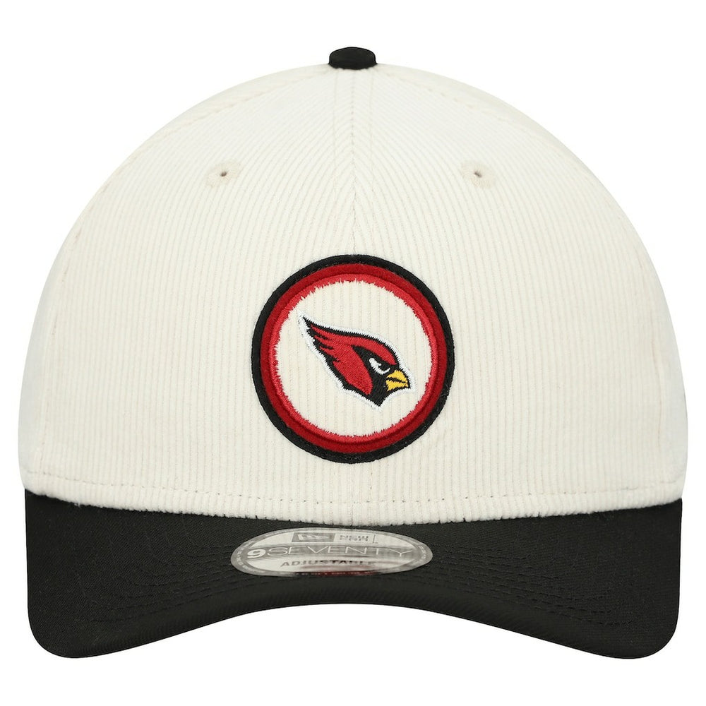 Arizona Cardinals New Era Loyal Corduroy 9SEVENTY Adjustable Hat - Stone Hats