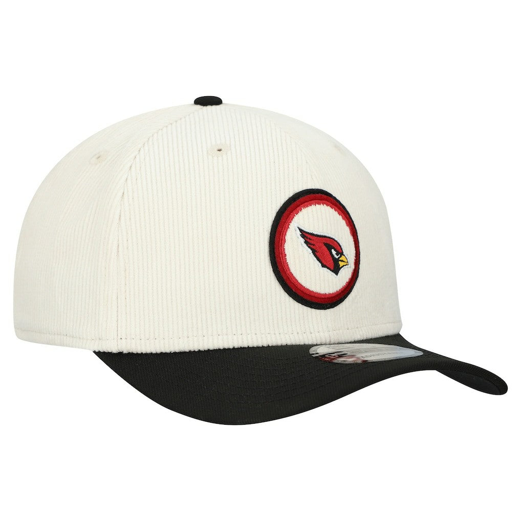 Arizona Cardinals New Era Loyal Corduroy 9SEVENTY Adjustable Hat - Stone Hats