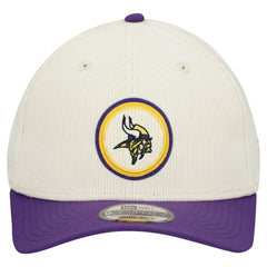 Minnesota Vikings New Era Loyal Corduroy 9SEVENTY Adjustable Hat - Stone Hats