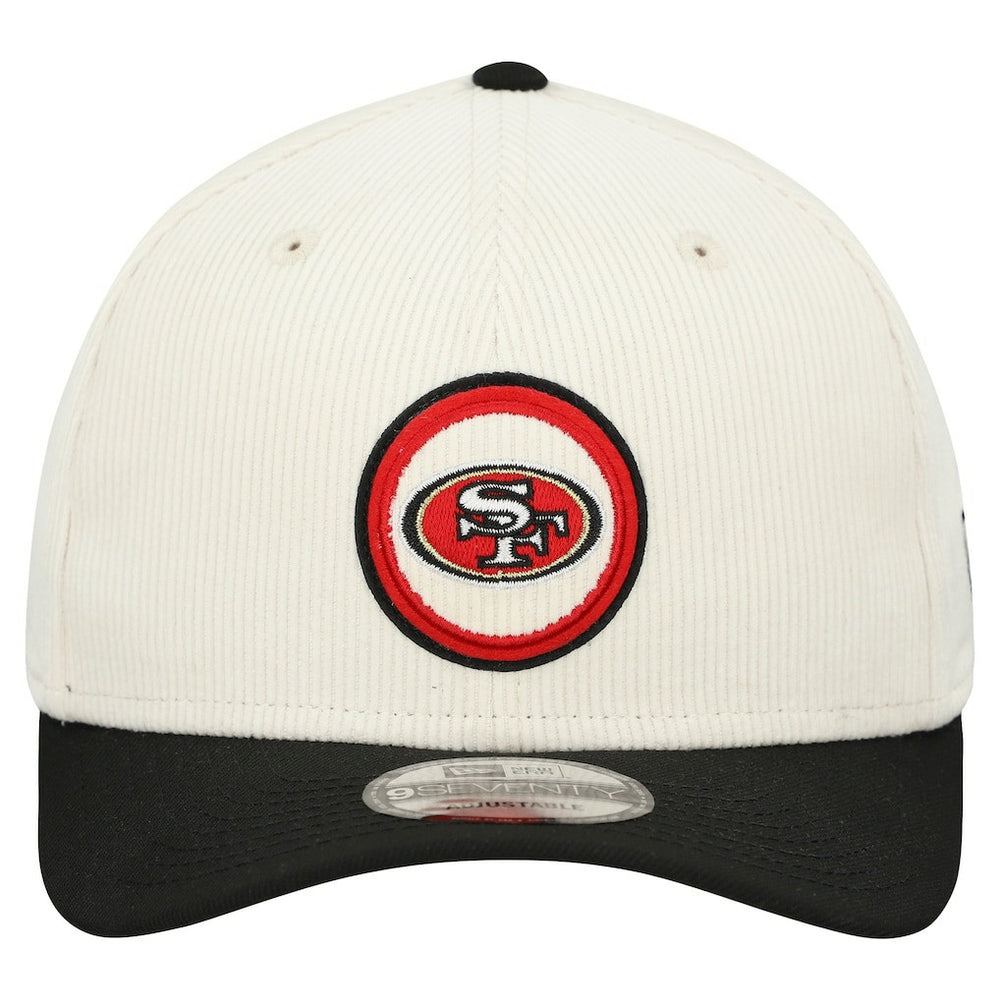 San Francisco 49ers New Era Loyal Corduroy 9SEVENTY Adjustable Hat - Stone Hats