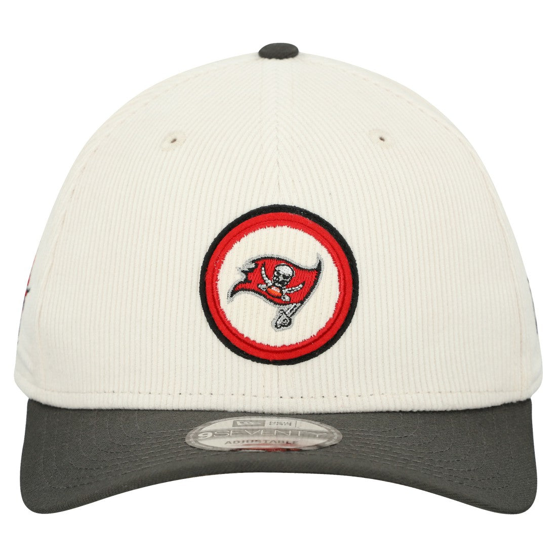Tampa Bay Buccaneers New Era Loyal Corduroy 9SEVENTY Adjustable Hat - Stone Hats