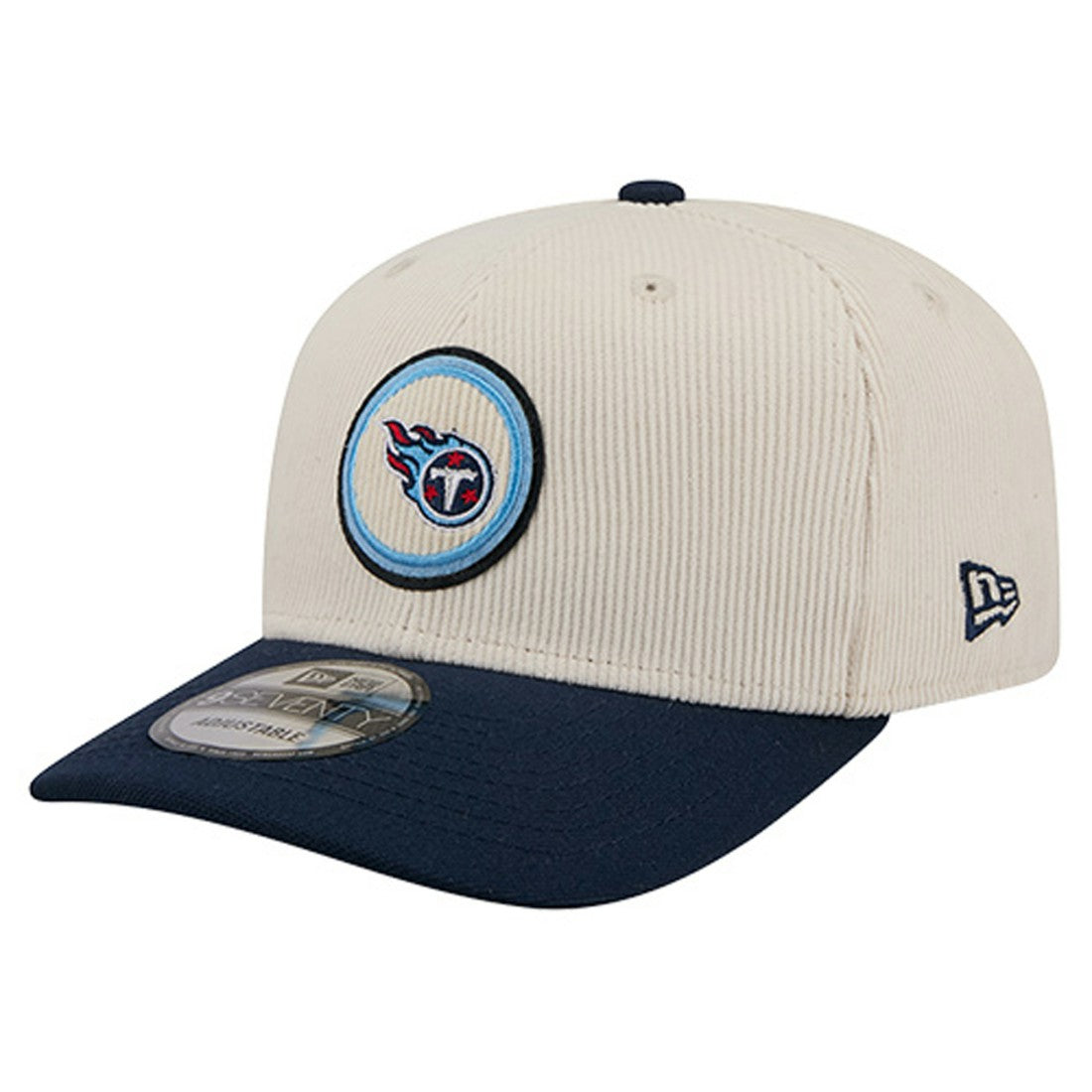 Tennessee Titans New Era Loyal Corduroy 9SEVENTY Adjustable Hat - Stone Hats