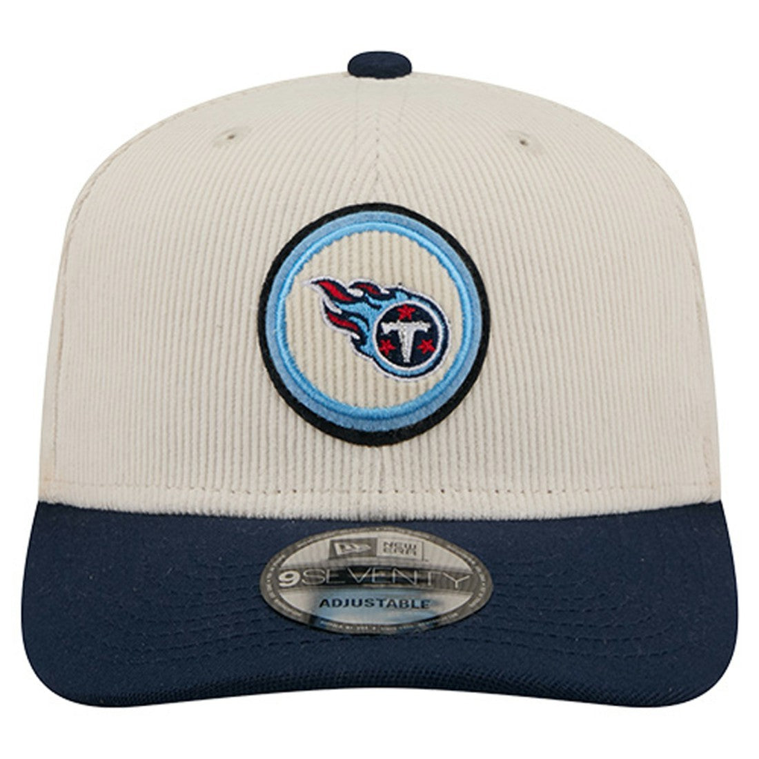 Tennessee Titans New Era Loyal Corduroy 9SEVENTY Adjustable Hat - Stone Hats