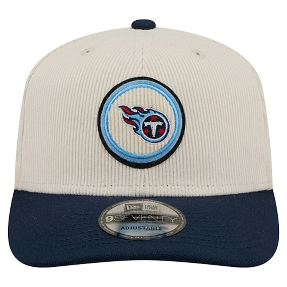 Tennessee Titans New Era Loyal Corduroy 9SEVENTY Adjustable Hat - Stone Hats