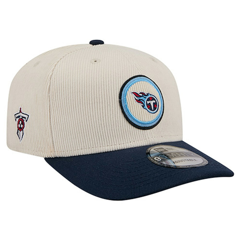 Tennessee Titans New Era Loyal Corduroy 9SEVENTY Adjustable Hat - Stone Hats