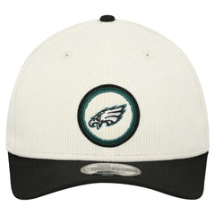 Philadelphia Eagles New Era Loyal Corduroy 9SEVENTY Adjustable Hat - Stone Hats