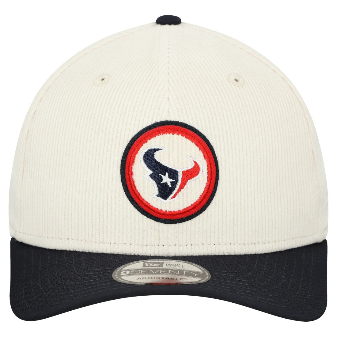 Houston Texans New Era Loyal Corduroy 9SEVENTY Adjustable Hat - Stone Hats