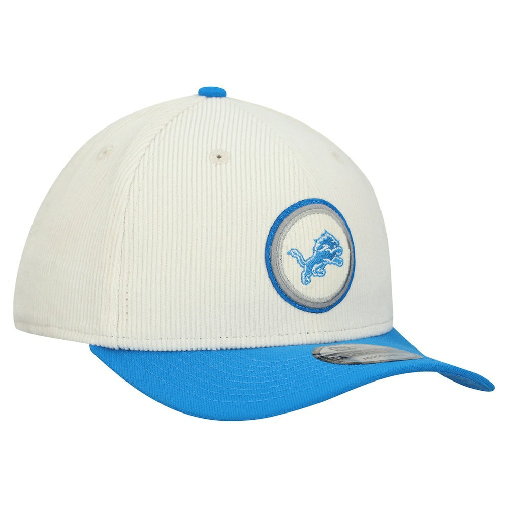 Detroit Lions New Era Loyal Corduroy 9SEVENTY Adjustable Hat - Stone Hats