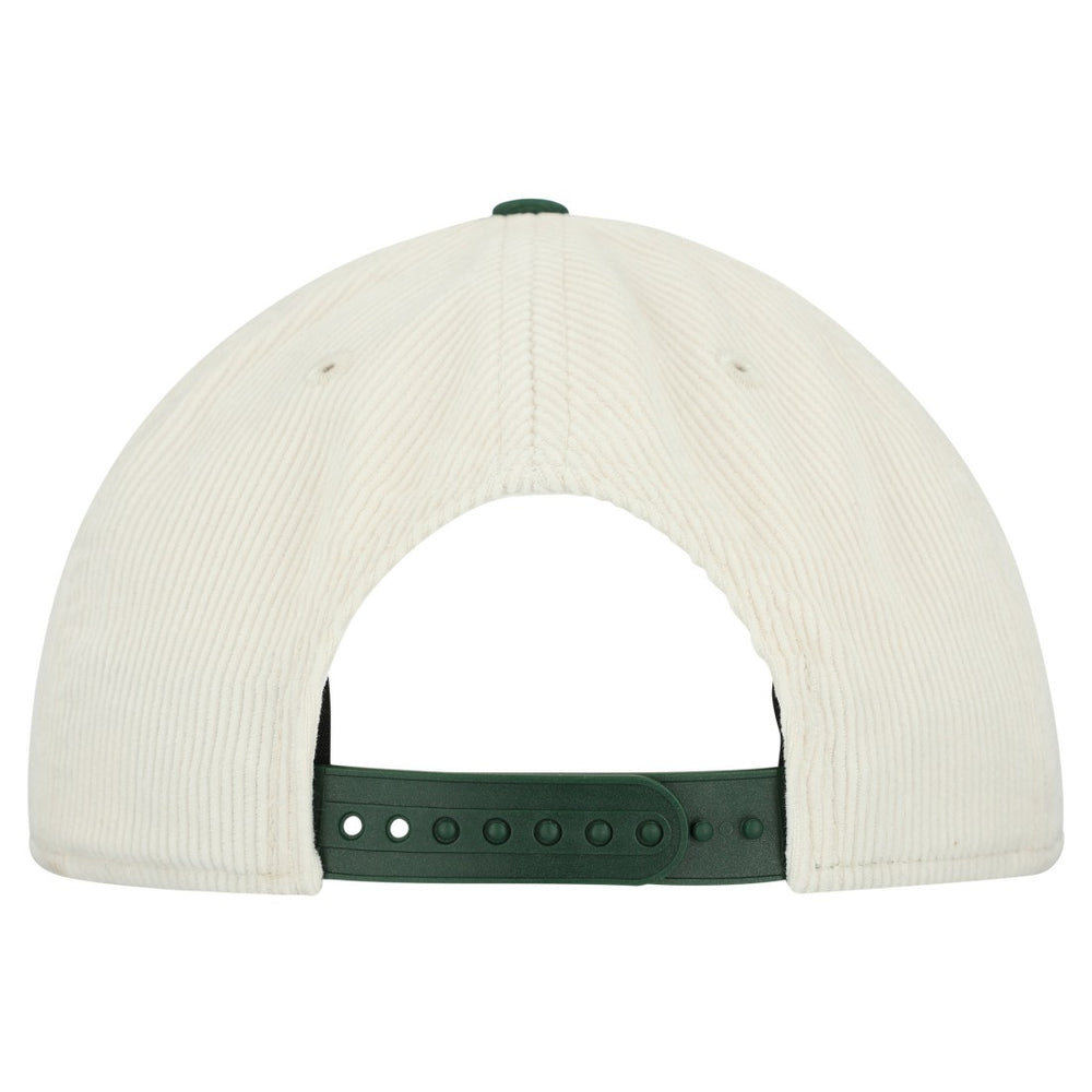 Green Bay Packers New Era Loyal Corduroy 9SEVENTY Adjustable Hat - Stone Hats