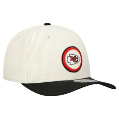 Kansas City Chiefs New Era Loyal Corduroy 9SEVENTY Adjustable Hat - Stone Hats