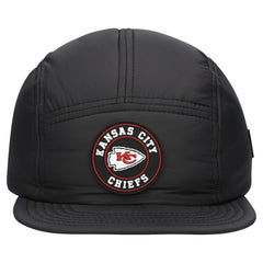 Kansas City Chiefs New Era Quilted Camper Adjustable Hat - Black Hats