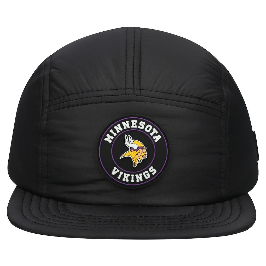 Minnesota Vikings New Era Quilted Camper Adjustable Hat - Black Hats