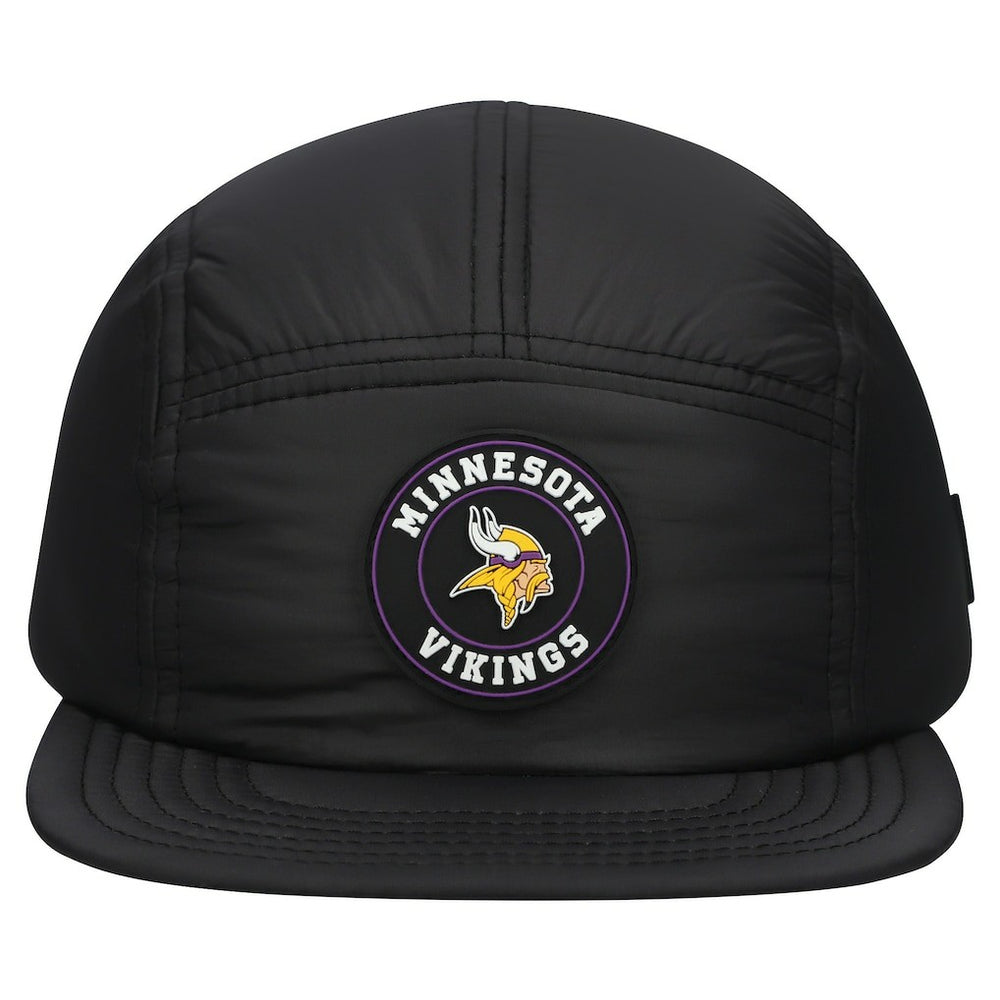 Minnesota Vikings New Era Quilted Camper Adjustable Hat - Black Hats