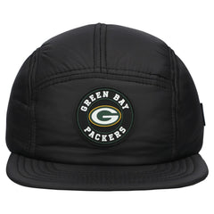 Green Bay Packers New Era Quilted Camper Adjustable Hat - Black Hats