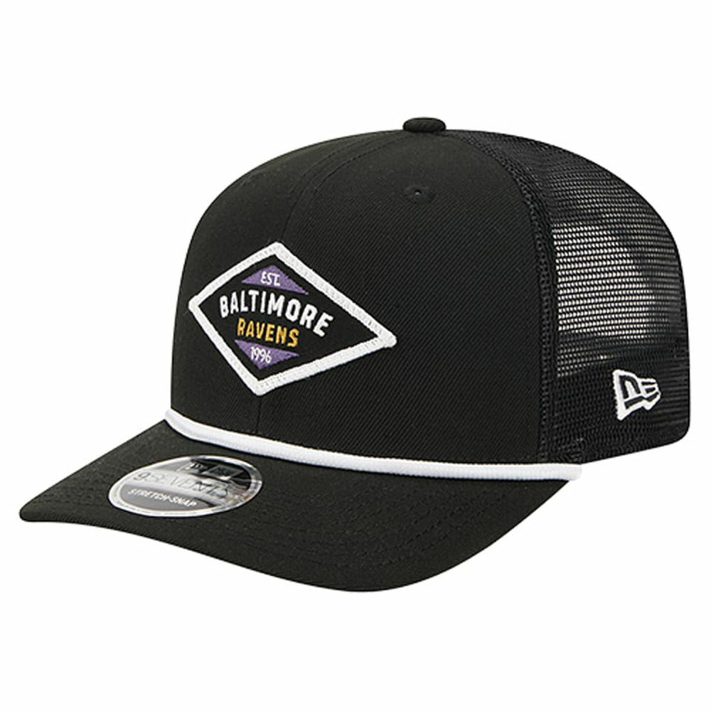 Baltimore Ravens New Era Team 9SEVENTY Adjustable Hat - Black Hats
