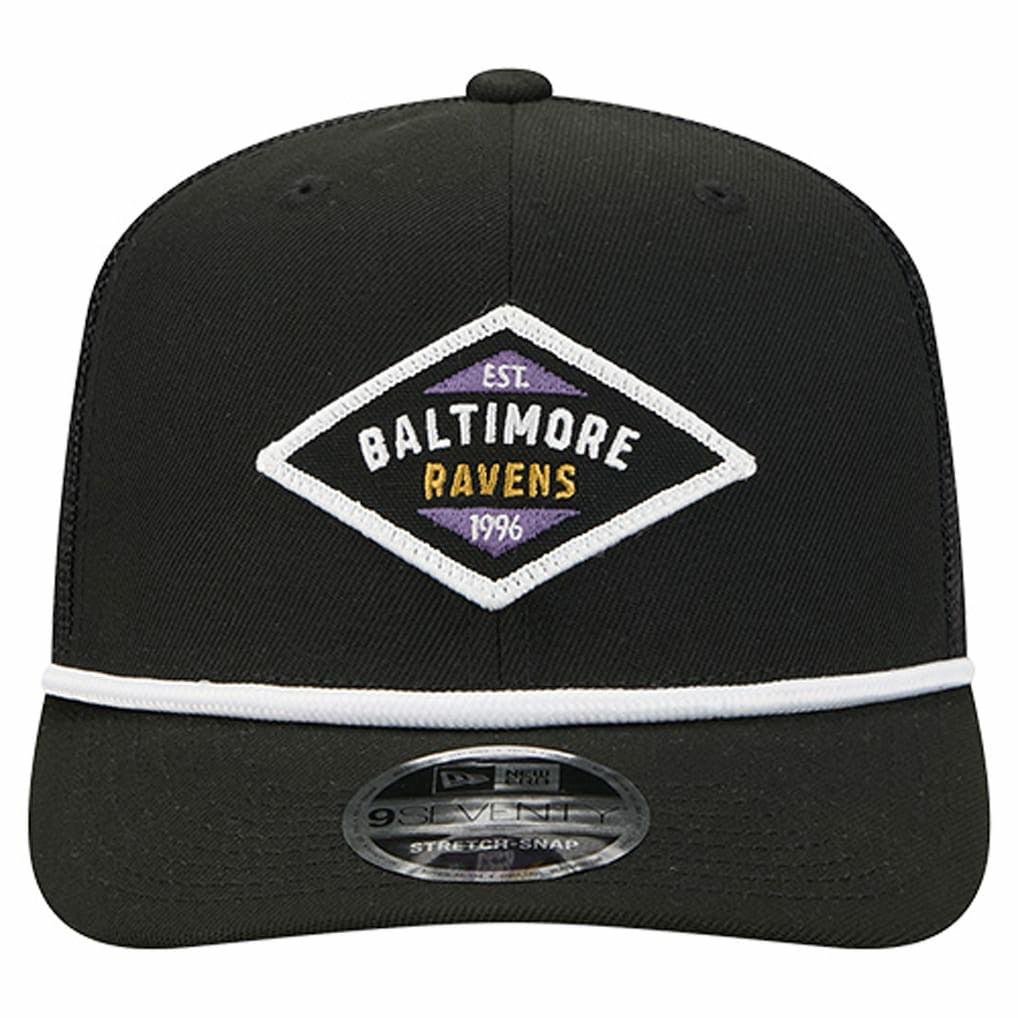 Baltimore Ravens New Era Team 9SEVENTY Adjustable Hat - Black Hats