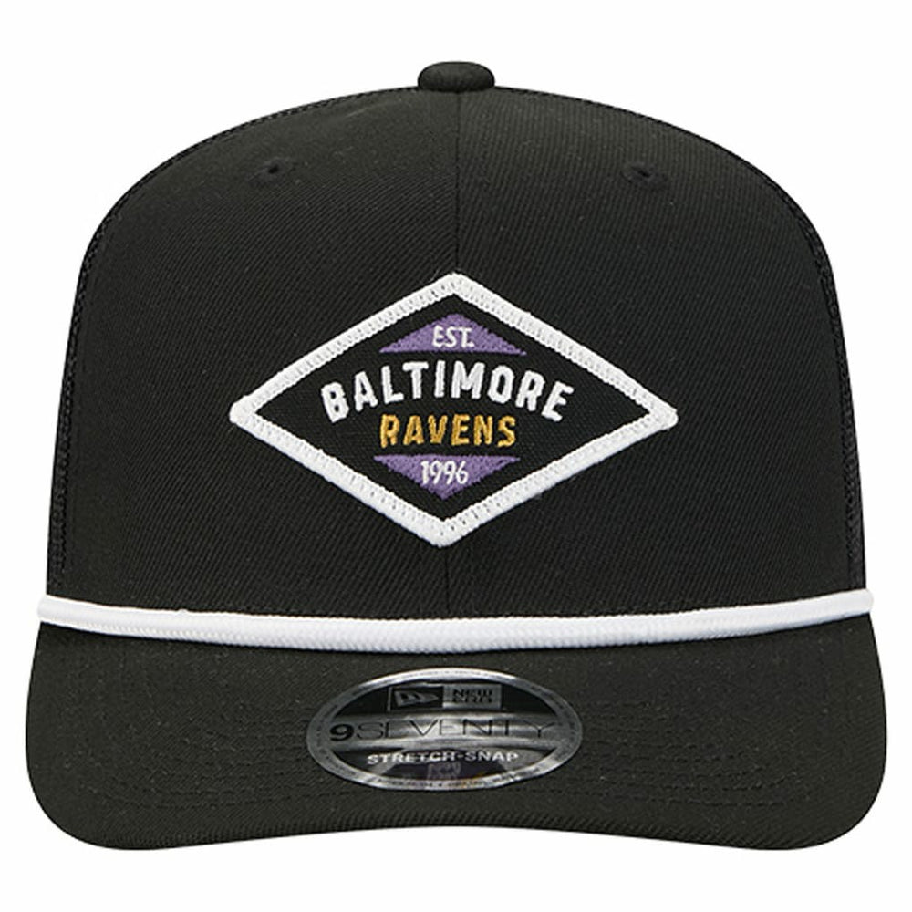 Baltimore Ravens New Era Team 9SEVENTY Adjustable Hat - Black Hats