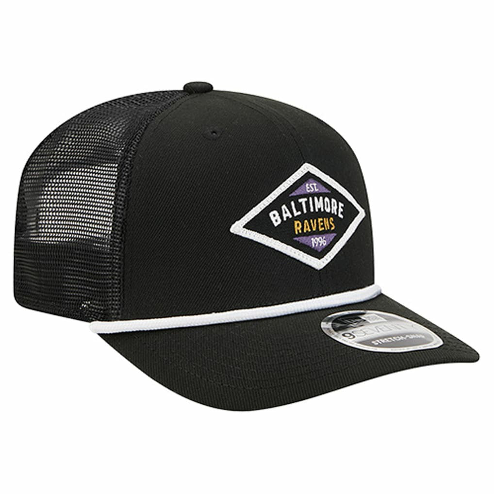 Baltimore Ravens New Era Team 9SEVENTY Adjustable Hat - Black Hats