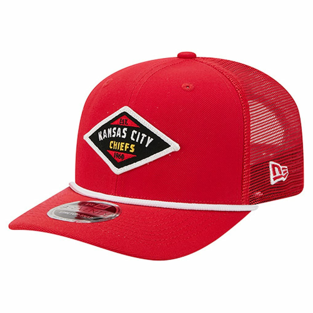 Kansas City Chiefs New Era Team 9SEVENTY Adjustable Hat - Red Hats
