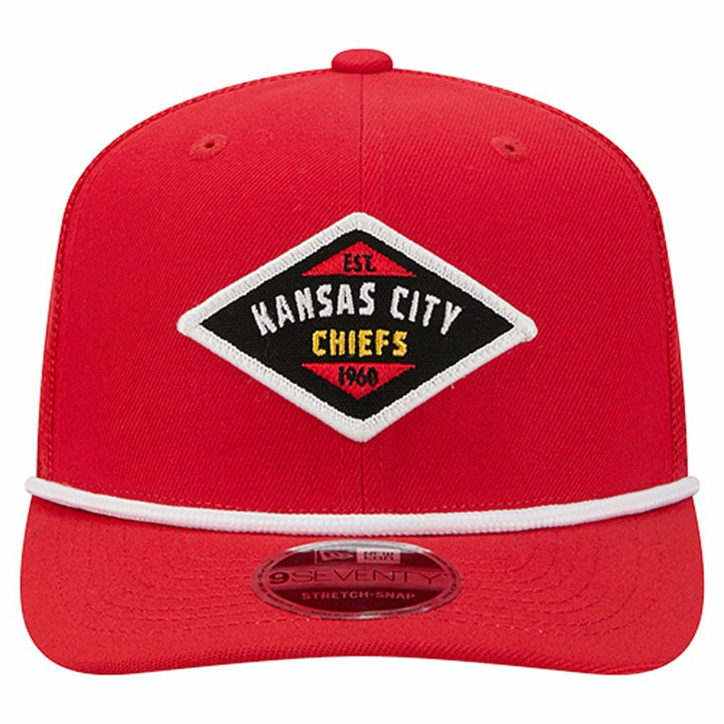 Kansas City Chiefs New Era Team 9SEVENTY Adjustable Hat - Red Hats