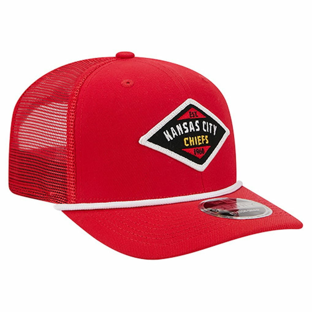 Kansas City Chiefs New Era Team 9SEVENTY Adjustable Hat - Red Hats
