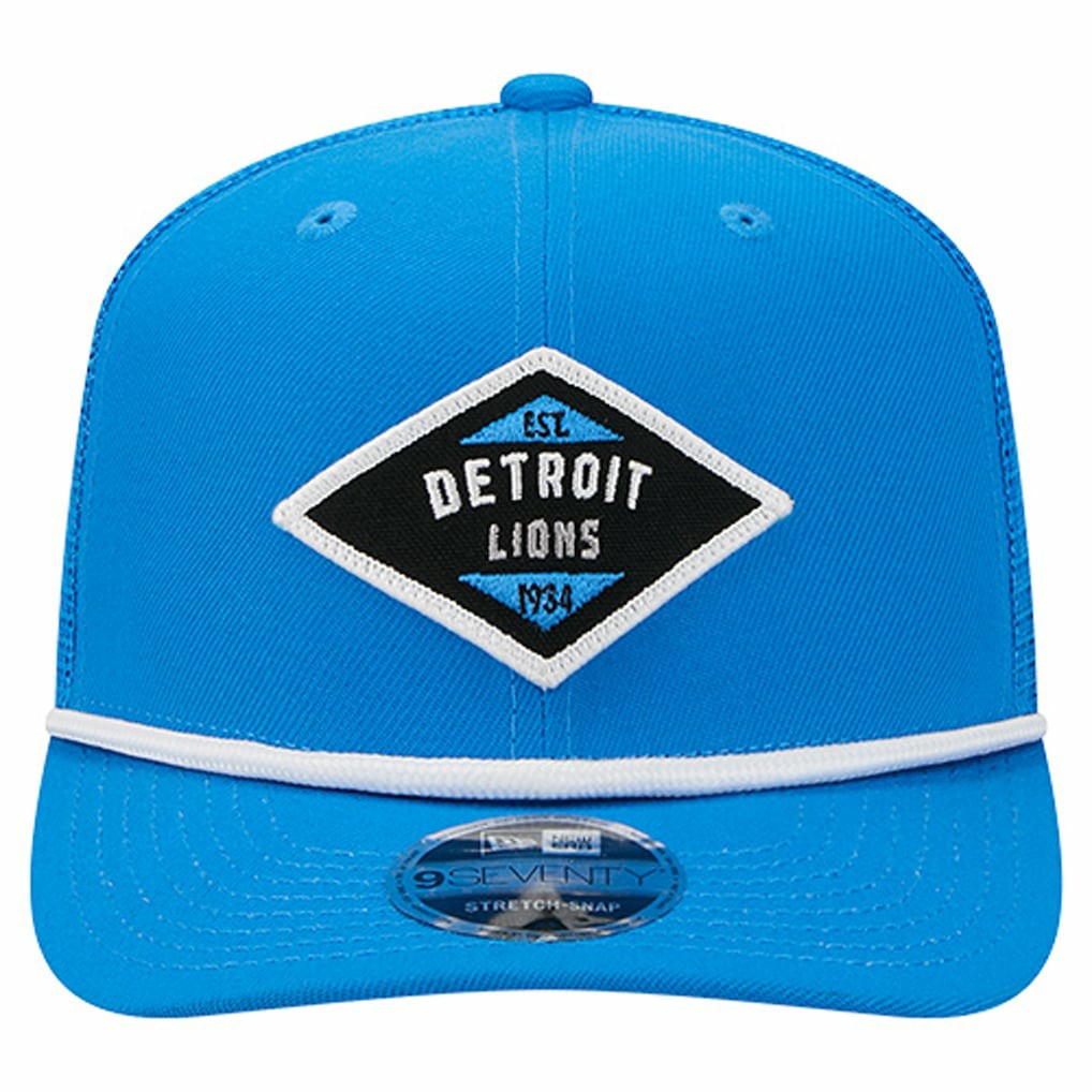 Detroit Lions New Era Team 9SEVENTY Adjustable Hat - Blue Hats