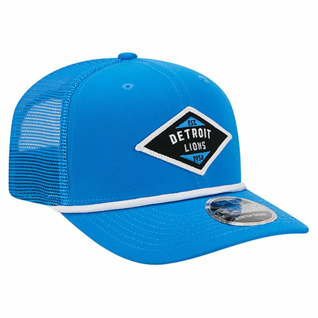 Detroit Lions New Era Team 9SEVENTY Adjustable Hat - Blue Hats