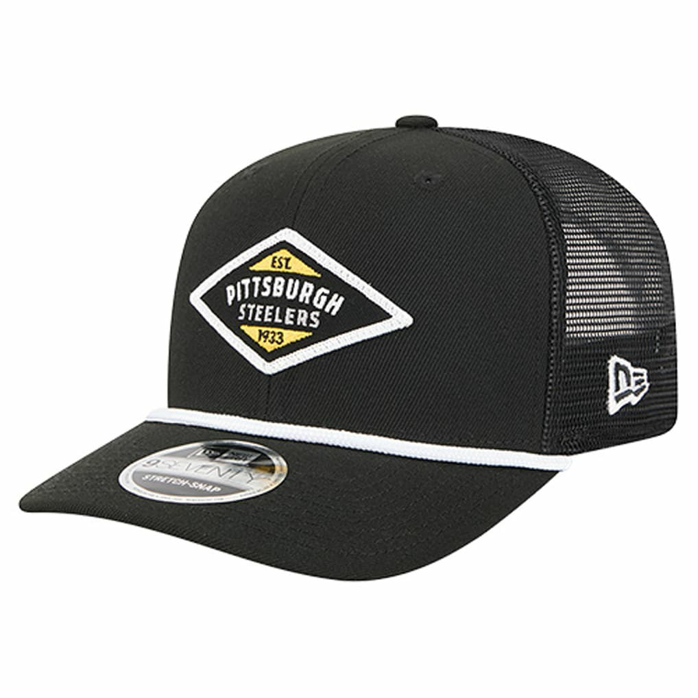 Pittsburgh Steelers New Era Team 9SEVENTY Adjustable Hat - Black Hats