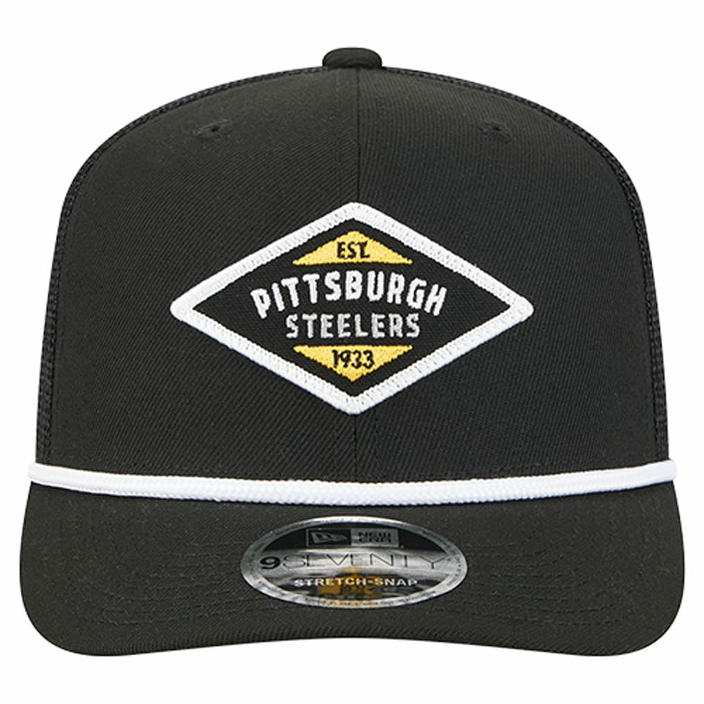 Pittsburgh Steelers New Era Team 9SEVENTY Adjustable Hat - Black Hats