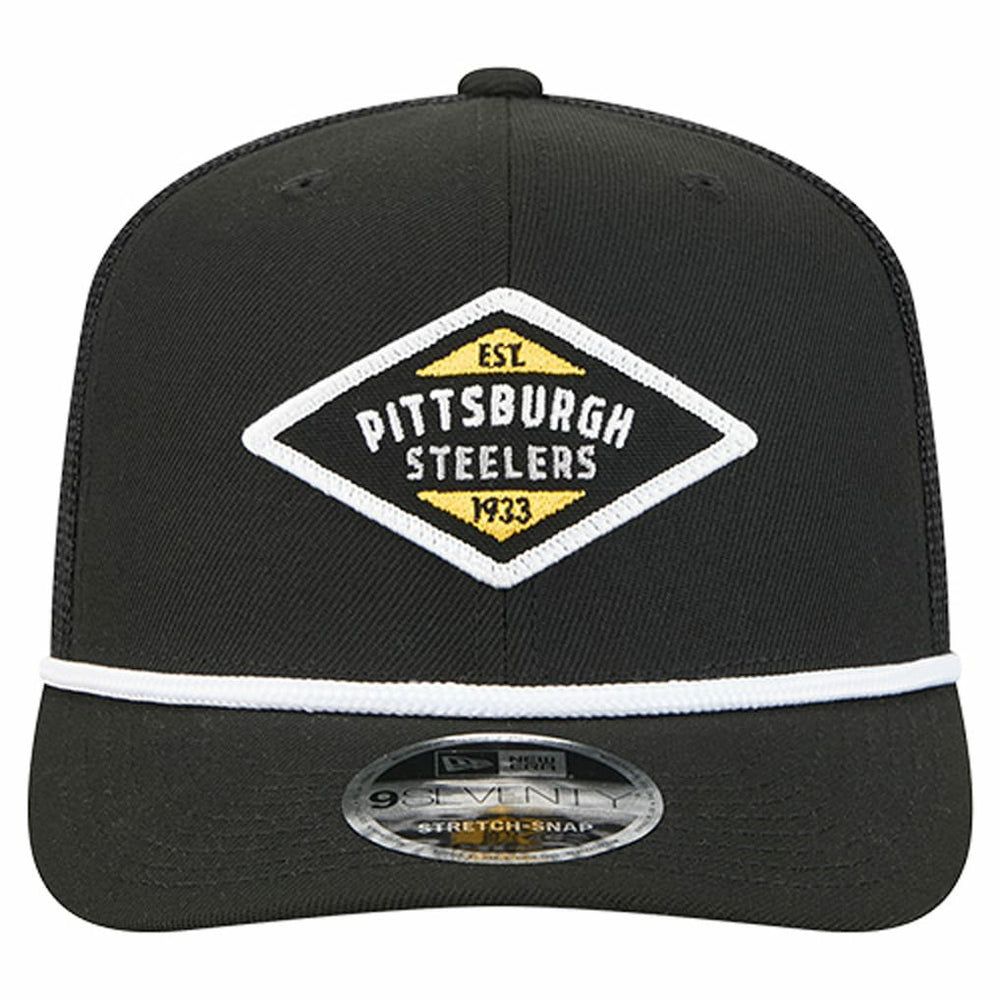 Pittsburgh Steelers New Era Team 9SEVENTY Adjustable Hat - Black Hats