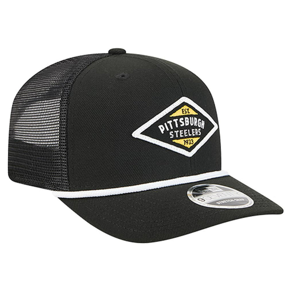 Pittsburgh Steelers New Era Team 9SEVENTY Adjustable Hat - Black Hats