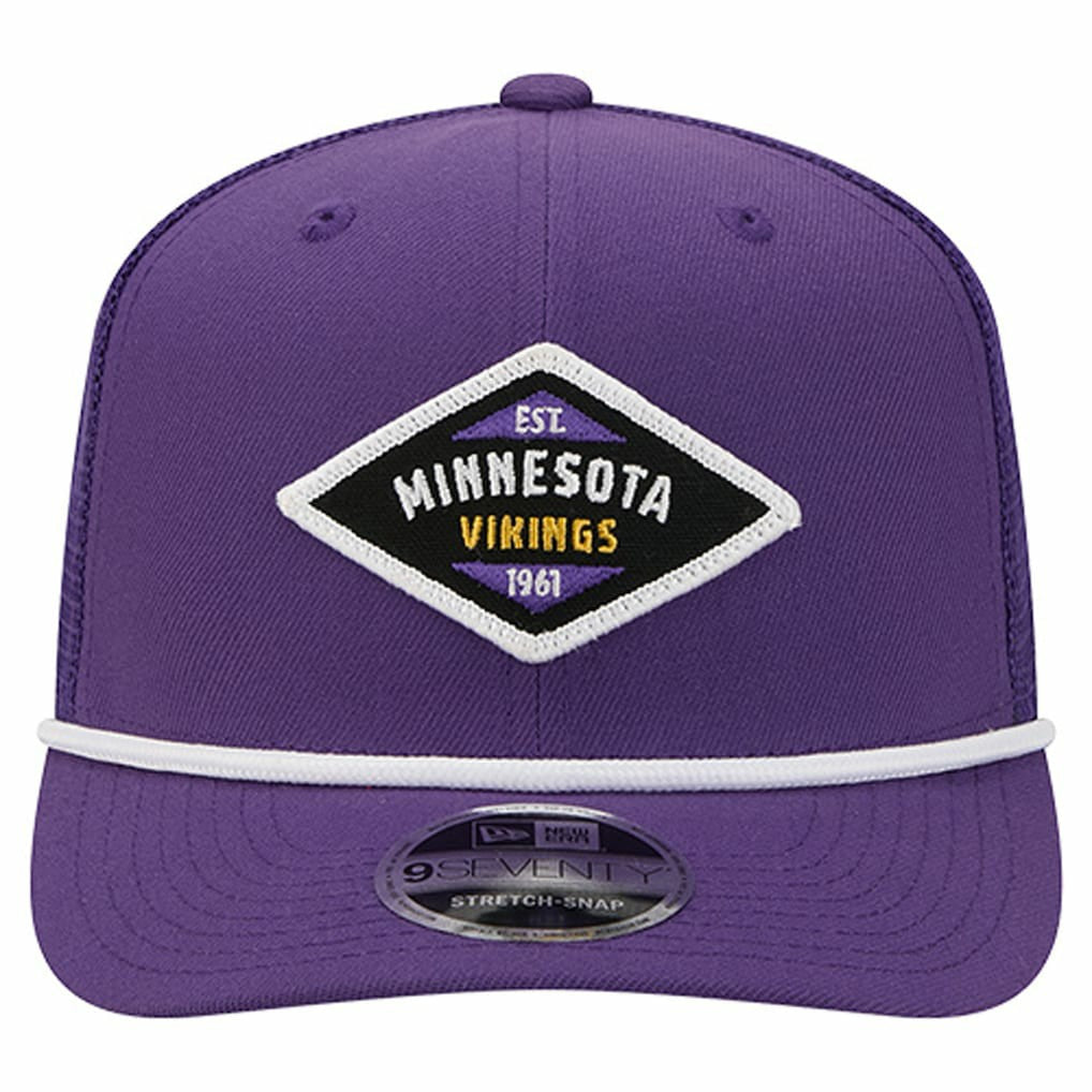 Minnesota Vikings New Era Team 9SEVENTY Adjustable Hat - Purple Hats