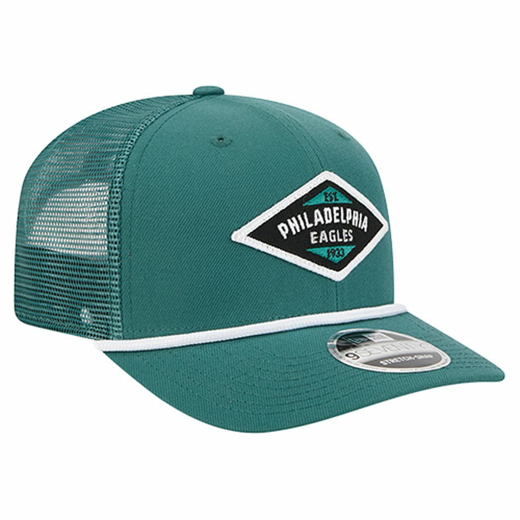 Philadelphia Eagles New Era Team 9SEVENTY Adjustable Hat - Green Hats