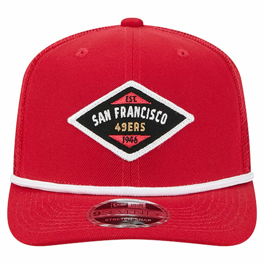 San Francisco 49ers New Era Team 9SEVENTY Adjustable Hat - Scarlet Hats