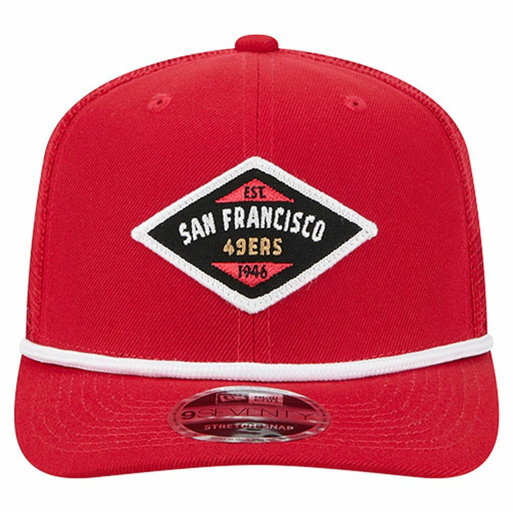 San Francisco 49ers New Era Team 9SEVENTY Adjustable Hat - Scarlet Hats
