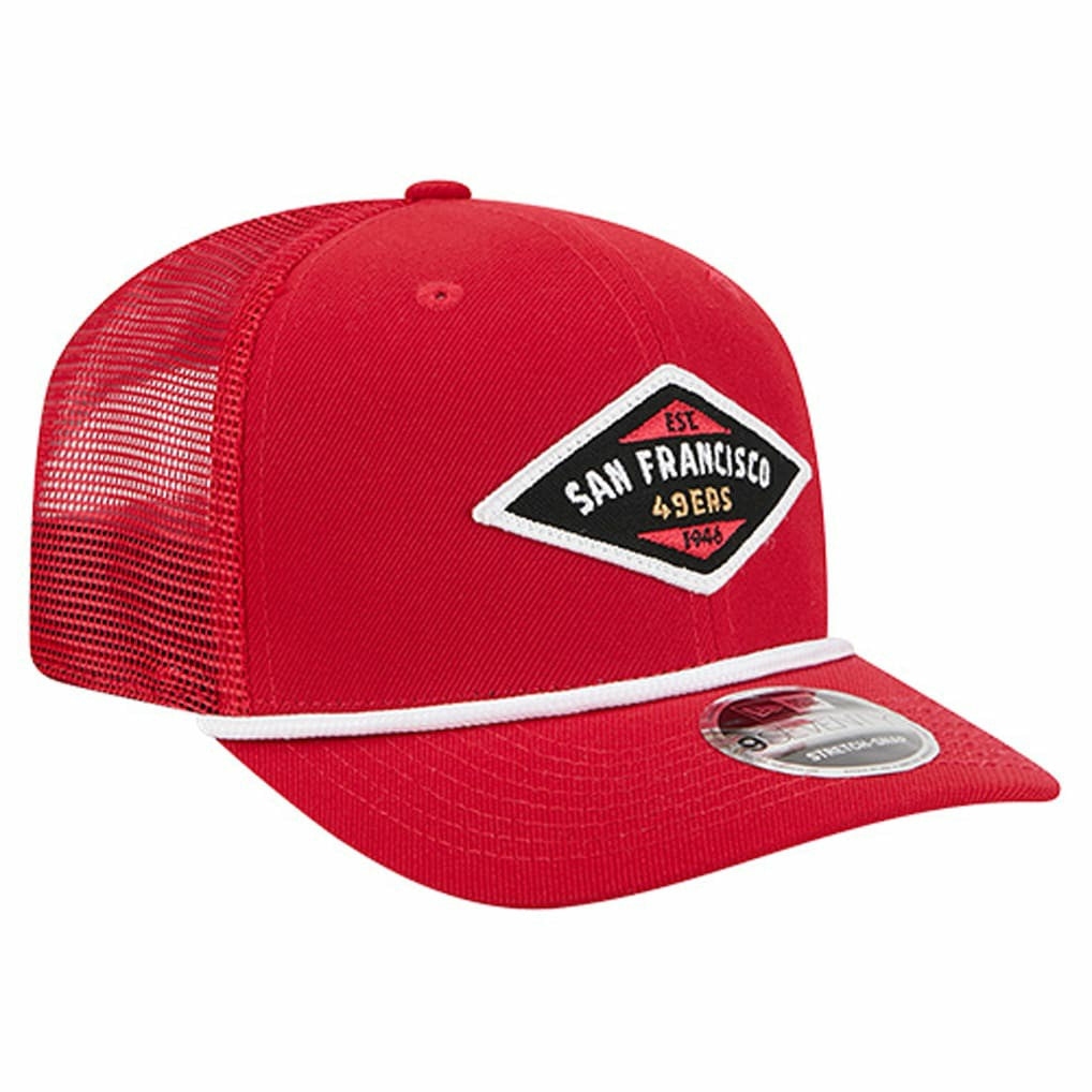 San Francisco 49ers New Era Team 9SEVENTY Adjustable Hat - Scarlet Hats