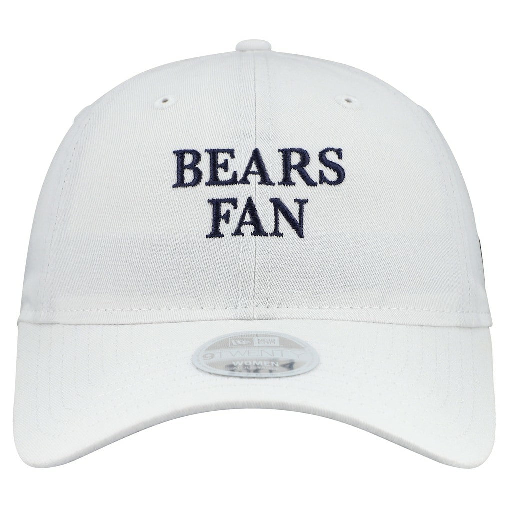 Chicago Bears New Era Women's Team Fan 9TWENTY Adjustable Hat - White Hats