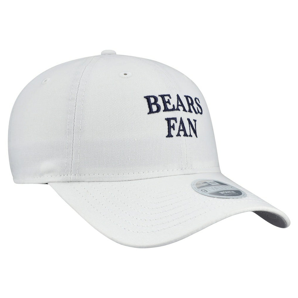 Chicago Bears New Era Women's Team Fan 9TWENTY Adjustable Hat - White Hats