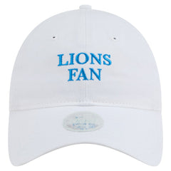 Detroit Lions New Era Women's Team Fan 9TWENTY Adjustable Hat - White Hats