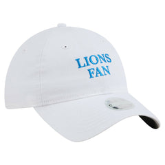 Detroit Lions New Era Women's Team Fan 9TWENTY Adjustable Hat - White Hats