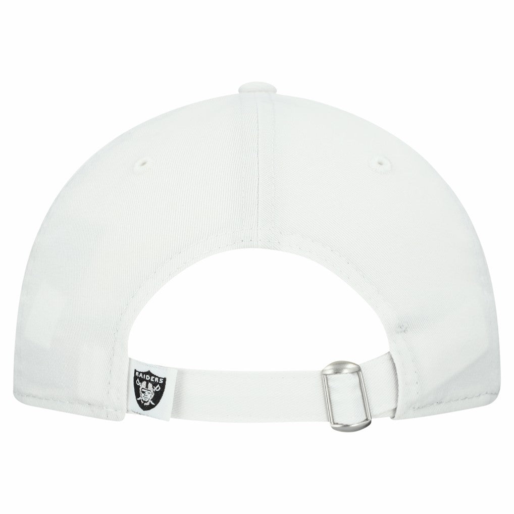 Las Vegas Raiders New Era Women's Team Fan 9TWENTY Adjustable Hat - White Hats