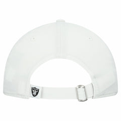 Las Vegas Raiders New Era Women's Team Fan 9TWENTY Adjustable Hat - White Hats