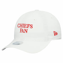 Kansas City Chiefs New Era Women's Team Fan 9TWENTY Adjustable Hat - White Hats