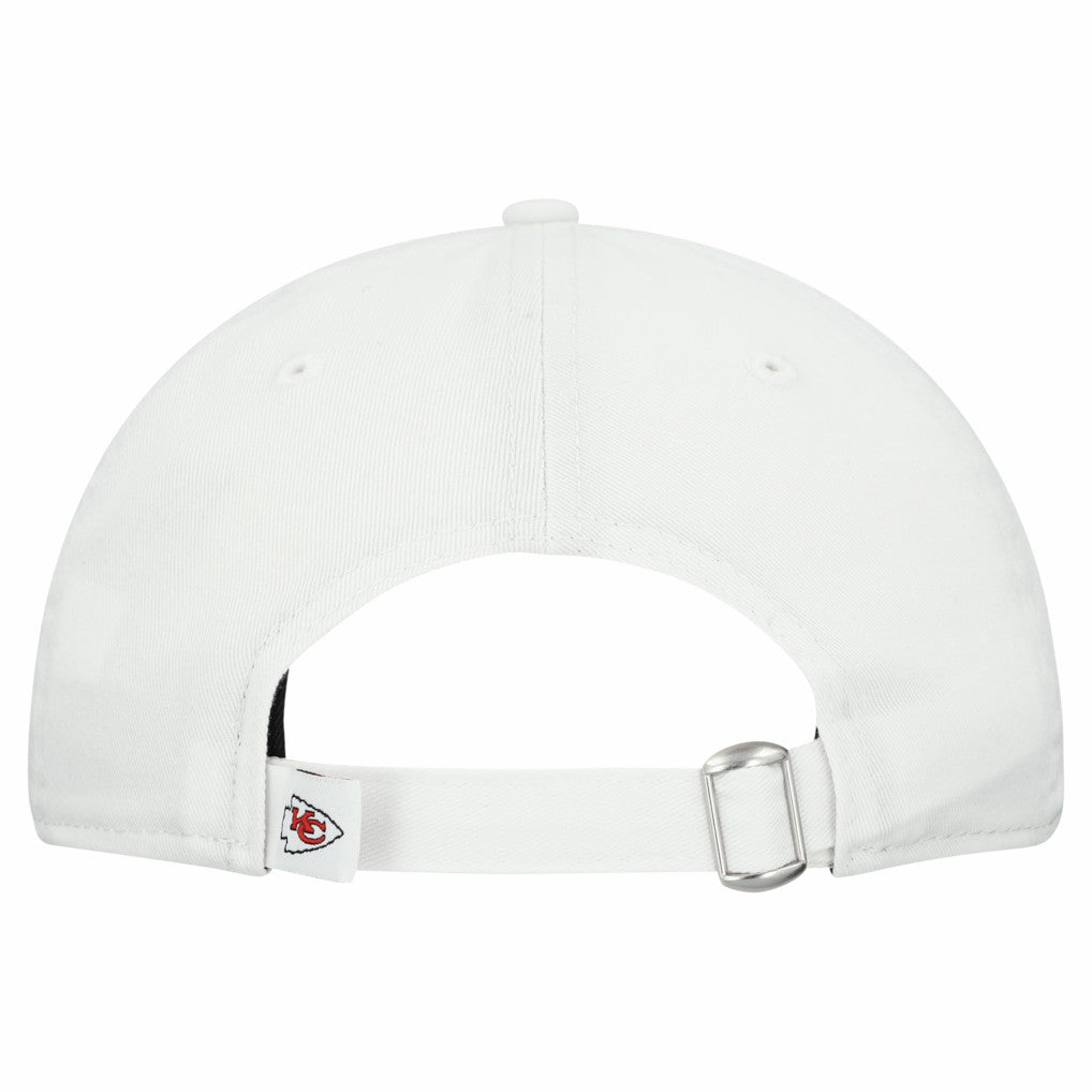 Kansas City Chiefs New Era Women's Team Fan 9TWENTY Adjustable Hat - White Hats