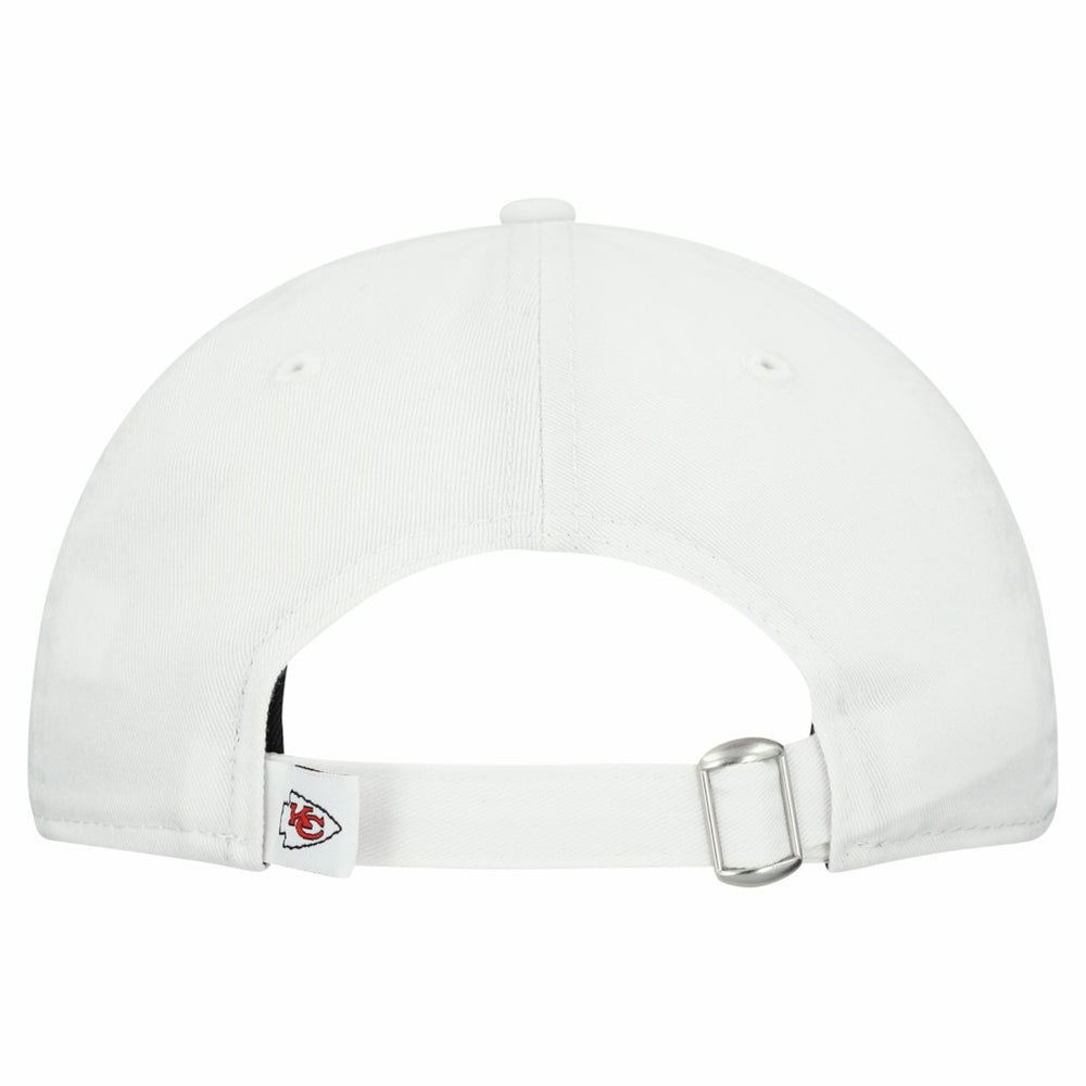 Kansas City Chiefs New Era Women's Team Fan 9TWENTY Adjustable Hat - White Hats