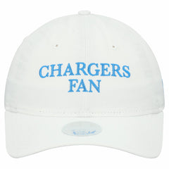 Los Angeles Chargers New Era Women's Team Fan 9TWENTY Adjustable Hat - White Hats