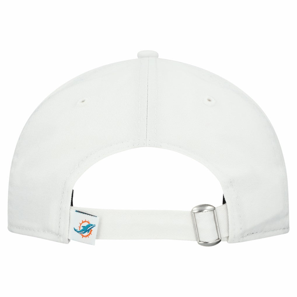 Miami Dolphins New Era Women's Team Fan 9TWENTY Adjustable Hat - White Hats
