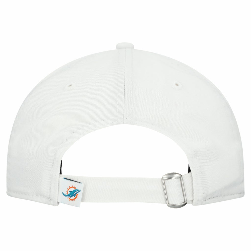 Miami Dolphins New Era Women's Team Fan 9TWENTY Adjustable Hat - White Hats